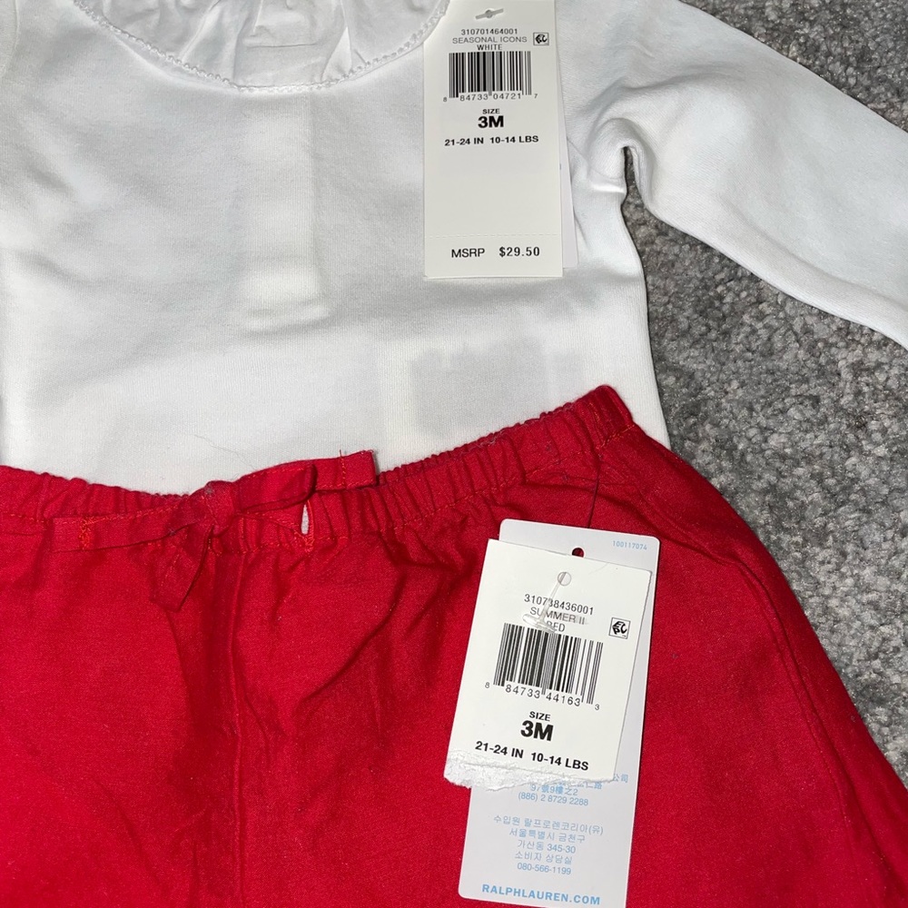 RALPH LAUREN SET SZ 3 MONTHS - Picture 8 of 8